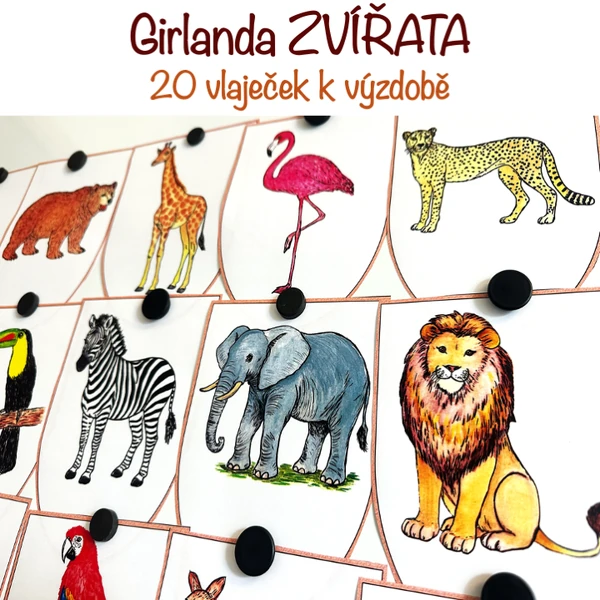 Girlanda - ZVÍŘATA