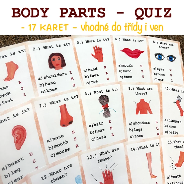 BODY PARTS - QUIZ