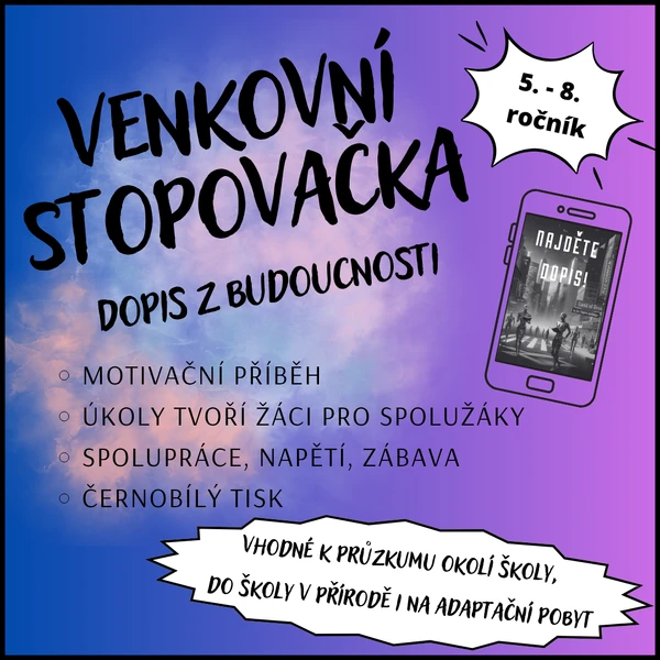 Venkovní stopovačka - Dopis z budoucnosti