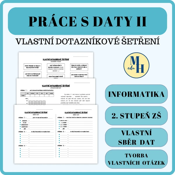 Práce s daty II - Vlastní dotazníkové šetření