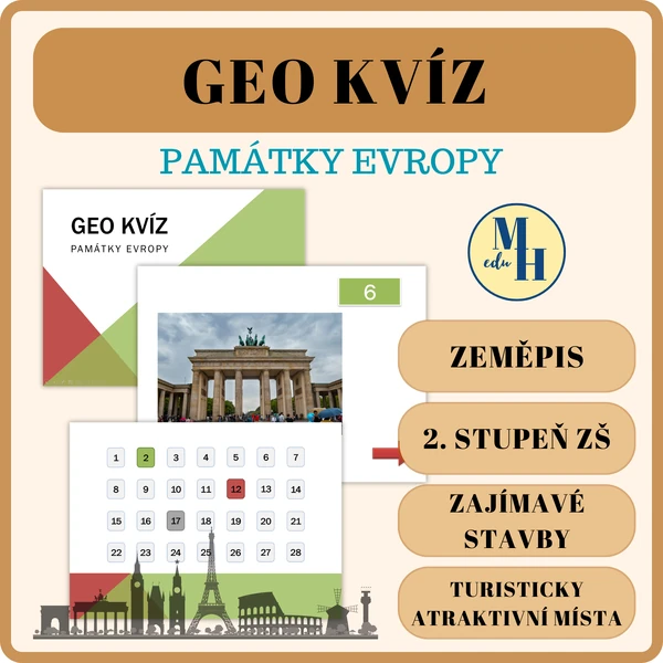 GEO kvíz - památky Evropy