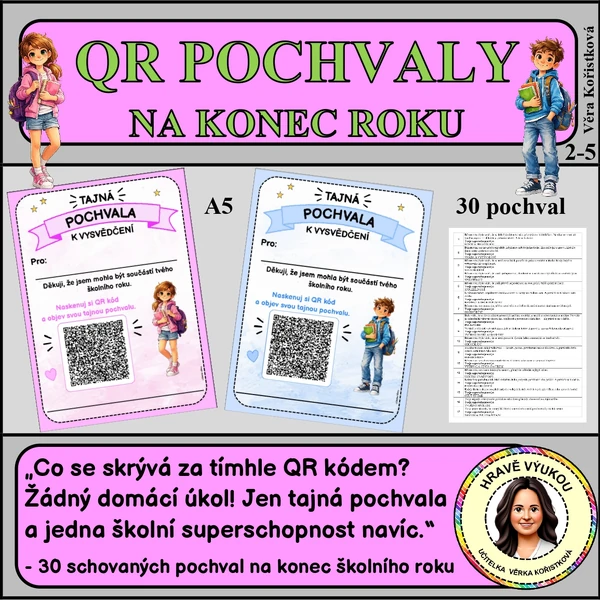 QR POCHVALY NA KONEC ROKU