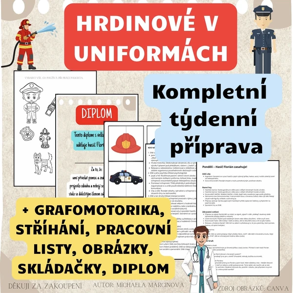 Hrdinové v uniformách - Kompletní týdenní příprava