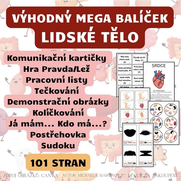 Lidské tělo - výhodný MEGA balíček