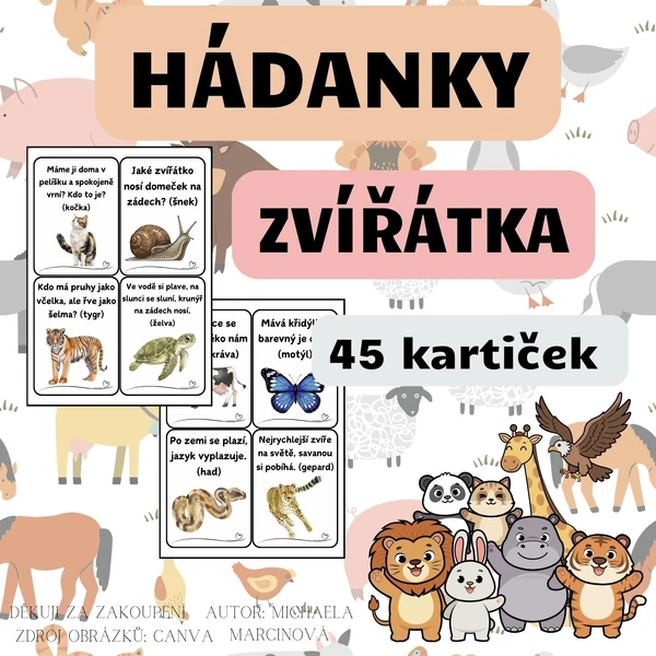 Hádanky - zvířátka 