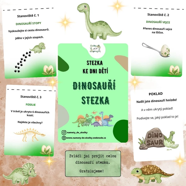 Stezka ke Dni dětí - Dinosauří stezka 