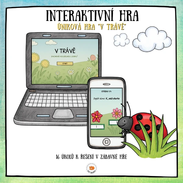 Interaktivní hra - V trávě