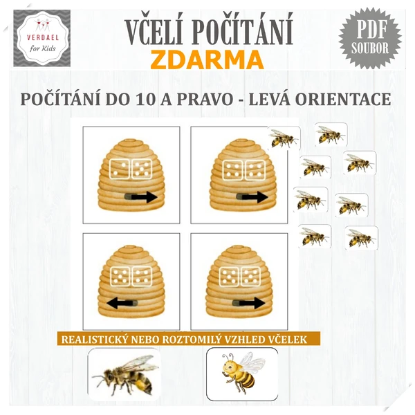 VČELÍ POČÍTÁNÍ ZDARMA
