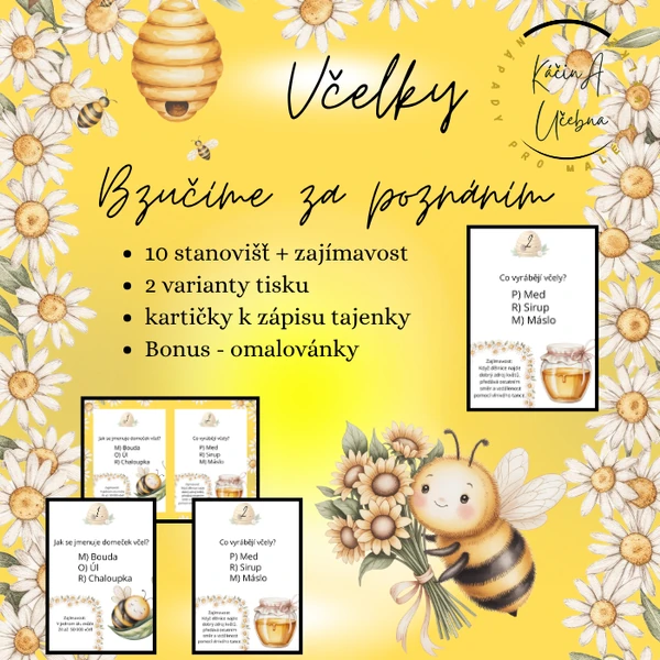Včelky - stezka bzučíme za poznáním