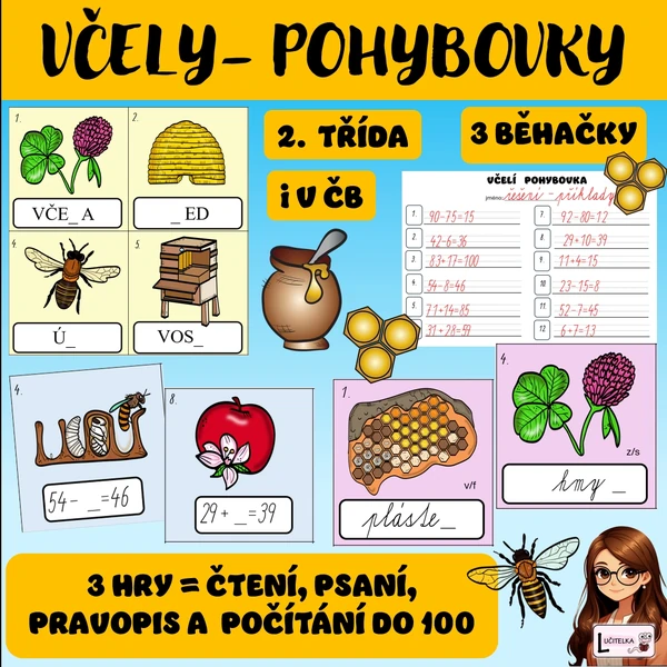 Včely - pohybovky 2. třída
