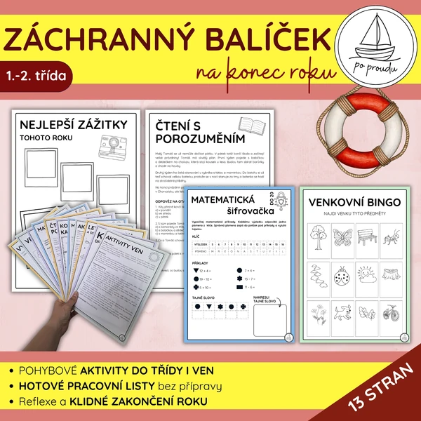 Červen bez chaosu | záchranný balíček pro 1.–2. třídu