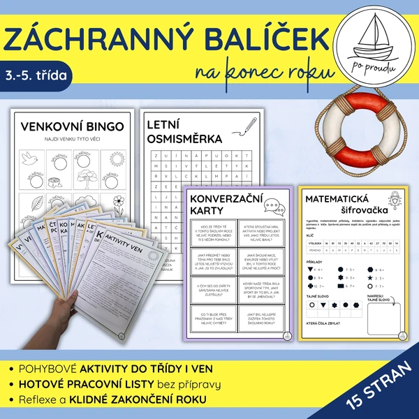 Červen bez chaosu | záchranný balíček pro 3.–5. třídu