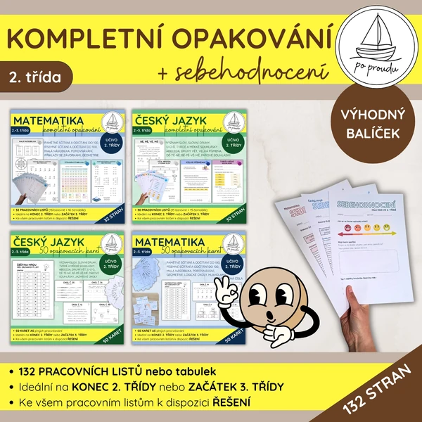 Kompletní opakování pro 2. třídu | výhodný balíček