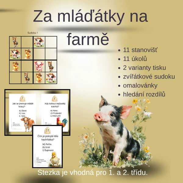 Za mláďátky na farmě