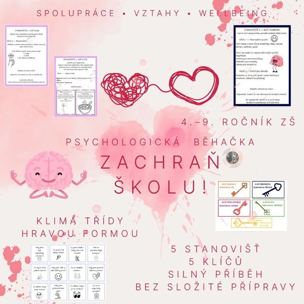 Psychologická běhačka - zachraň školu