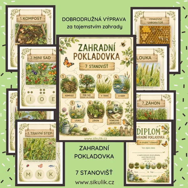 ZAHRADNÍ POKLADOVKA Dobrodružná výprava za tajemstvím zahrady