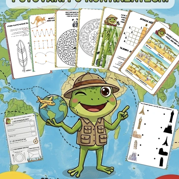 DOBRODRUŽSTVÍ ŽABIČKY EMIČKY: PUTOVÁNÍ PO KONTINENTECH