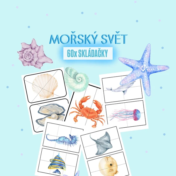 Mořský svět - skládačky