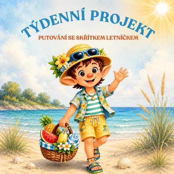 Týdenní projekt - PUTOVÁNÍ SE SKŘÍTKEM LETNÍČKEM ☀️🐚