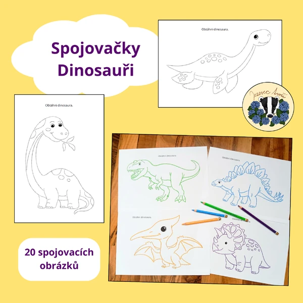 Spojovačky - dinosauři 