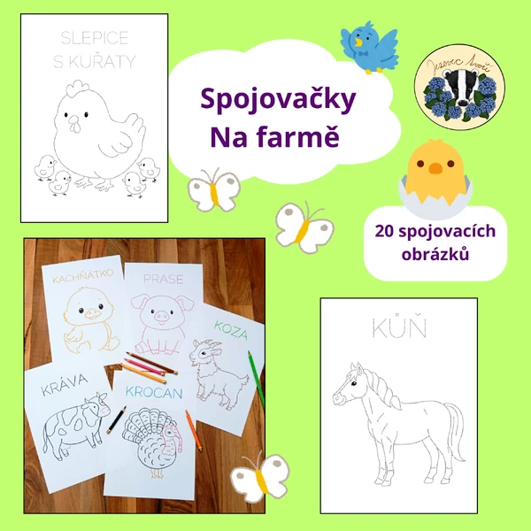 Spojovačky - na farmě 