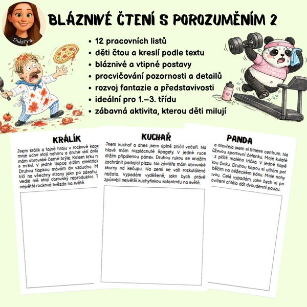Bláznivé čtení s porozuměním 2
