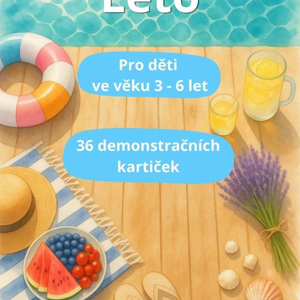 Léto - demonstrační kartičky