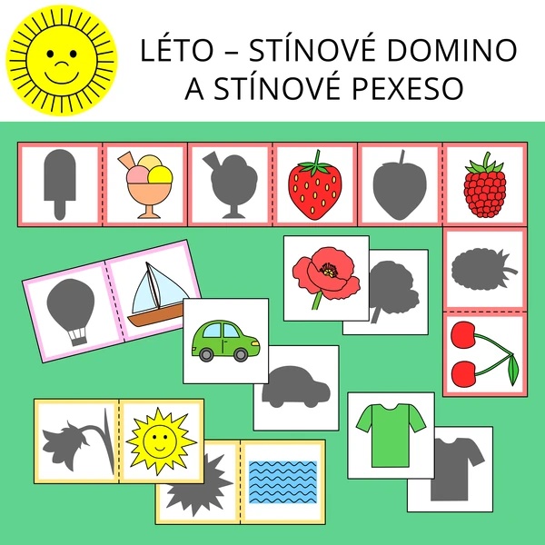 LÉTO – STÍNOVÉ DOMINO A STÍNOVÉ PEXESO