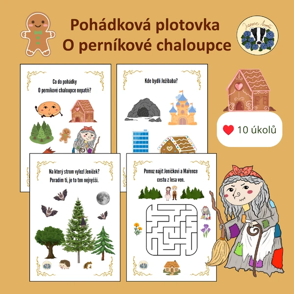 Pohádková plotovka - O perníkové chaloupce