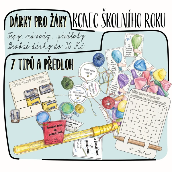 Dárky pro žáky - konec školního roku