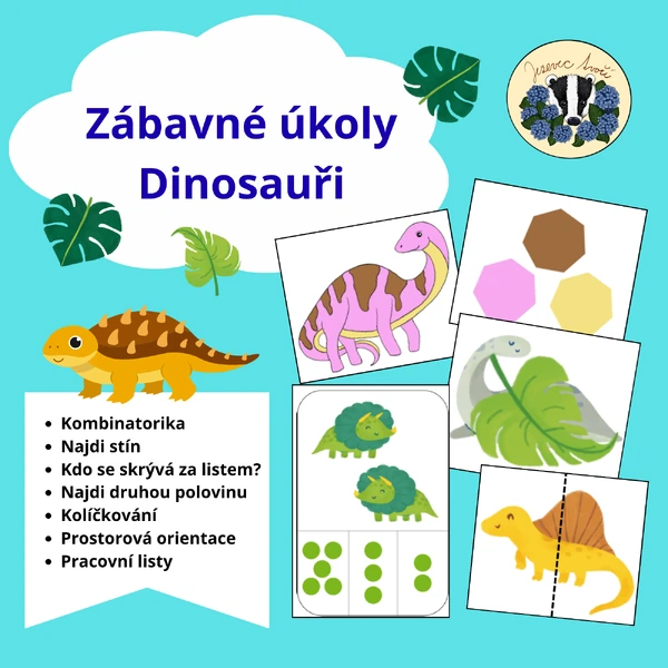 Zábavné učení - Dinosauři 