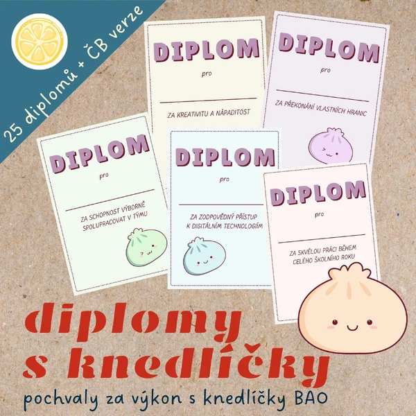 DIPLOMY S KNEDLÍČKY BAO