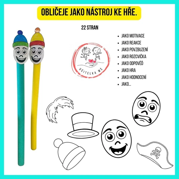 Obličeje jako nástroj ke hře