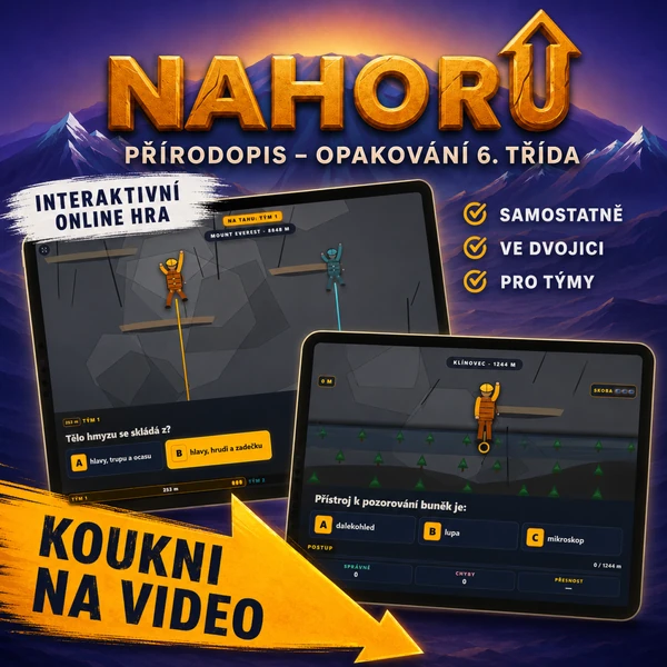 NAHORU - Přírodopis - opakování 6. ročníku