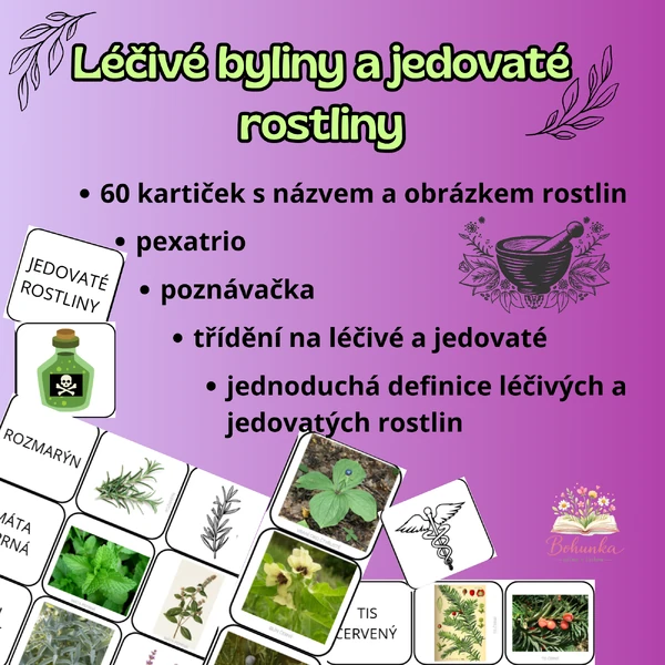 Jedovaté rostliny a léčivé byliny