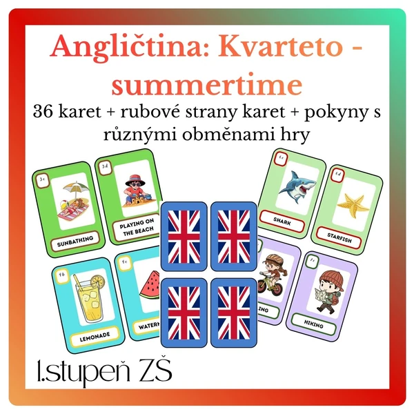 Angličtina: kvarteto - Summertime