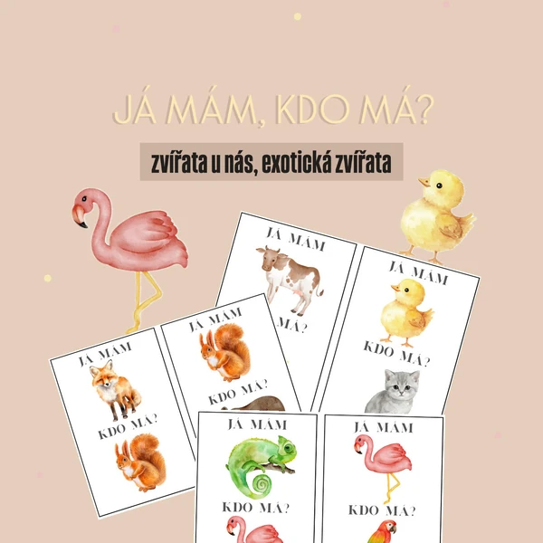 Já mám, kdo má? zvířata u nás, exotická zvířata