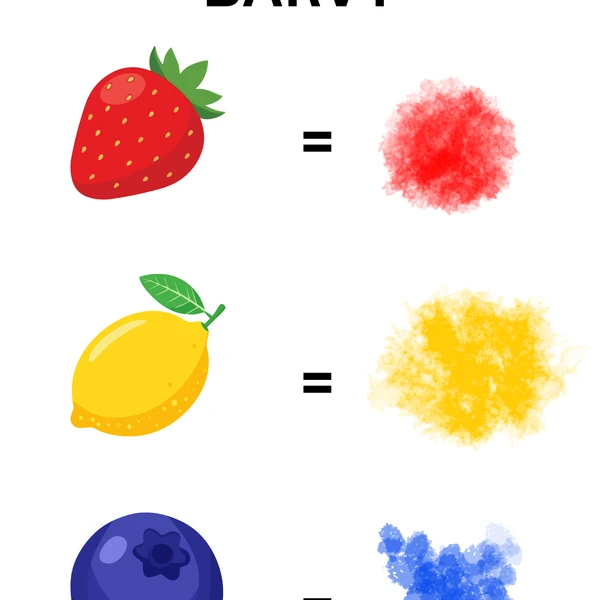 BARVY KOLEM NÁS - pracovní listy pro děti 