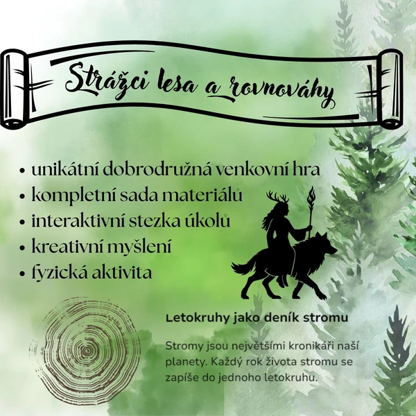 Strážci lesa a rovnováhy: dobrodružná venkovní hra