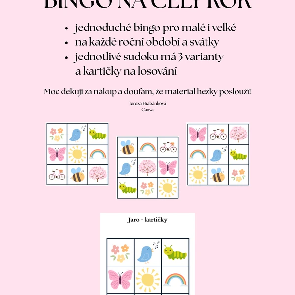 Bingo na celý rok
