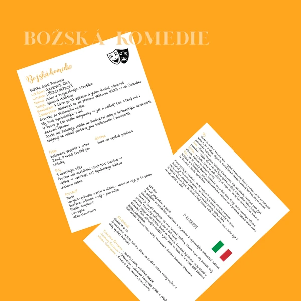 Rozbor Božská komedie k maturitě