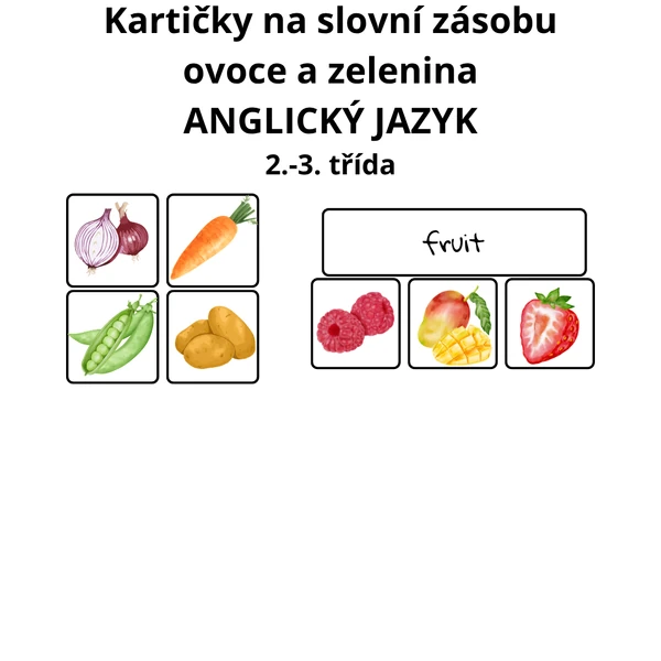 Slovní zásoba ovoce a zelenina