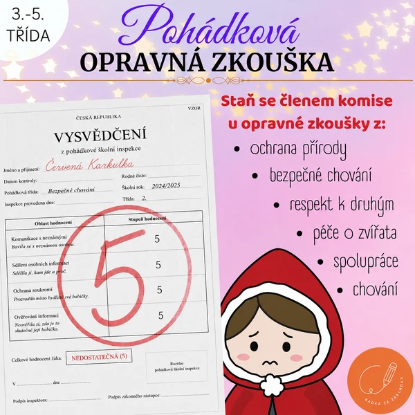 POHÁDKOVÁ OPRAVNÁ ZKOUŠKA