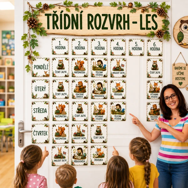 Rozvrh hodin - LES 