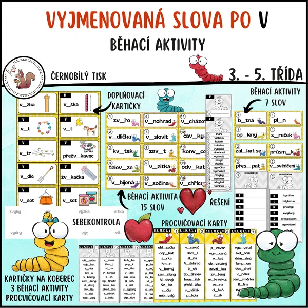 Vyjmenovaná slova po V - běhací učení