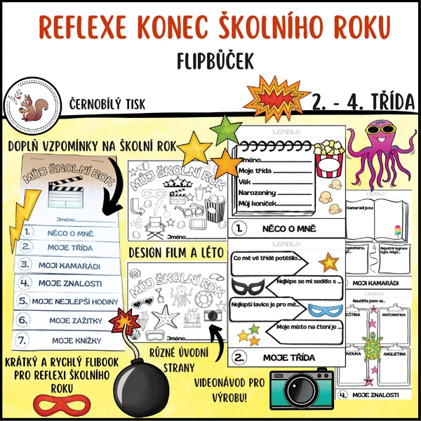 Flipbook reflexe konec školního roku