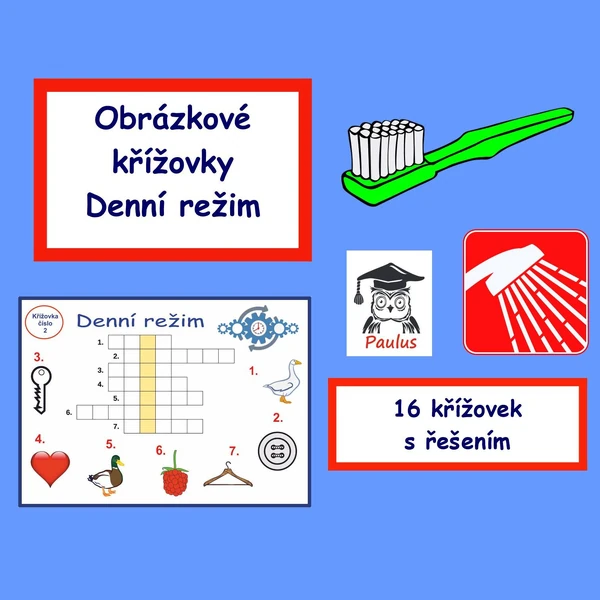 Obrázkové křížovky Denní režim