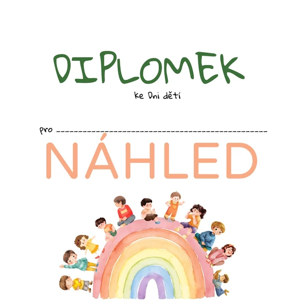 Diplomek ke Dni dětí