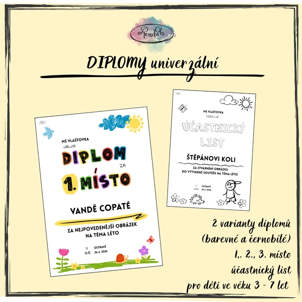 Diplomy - Univerzální