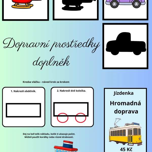 Dopravní prostředky - doplněk